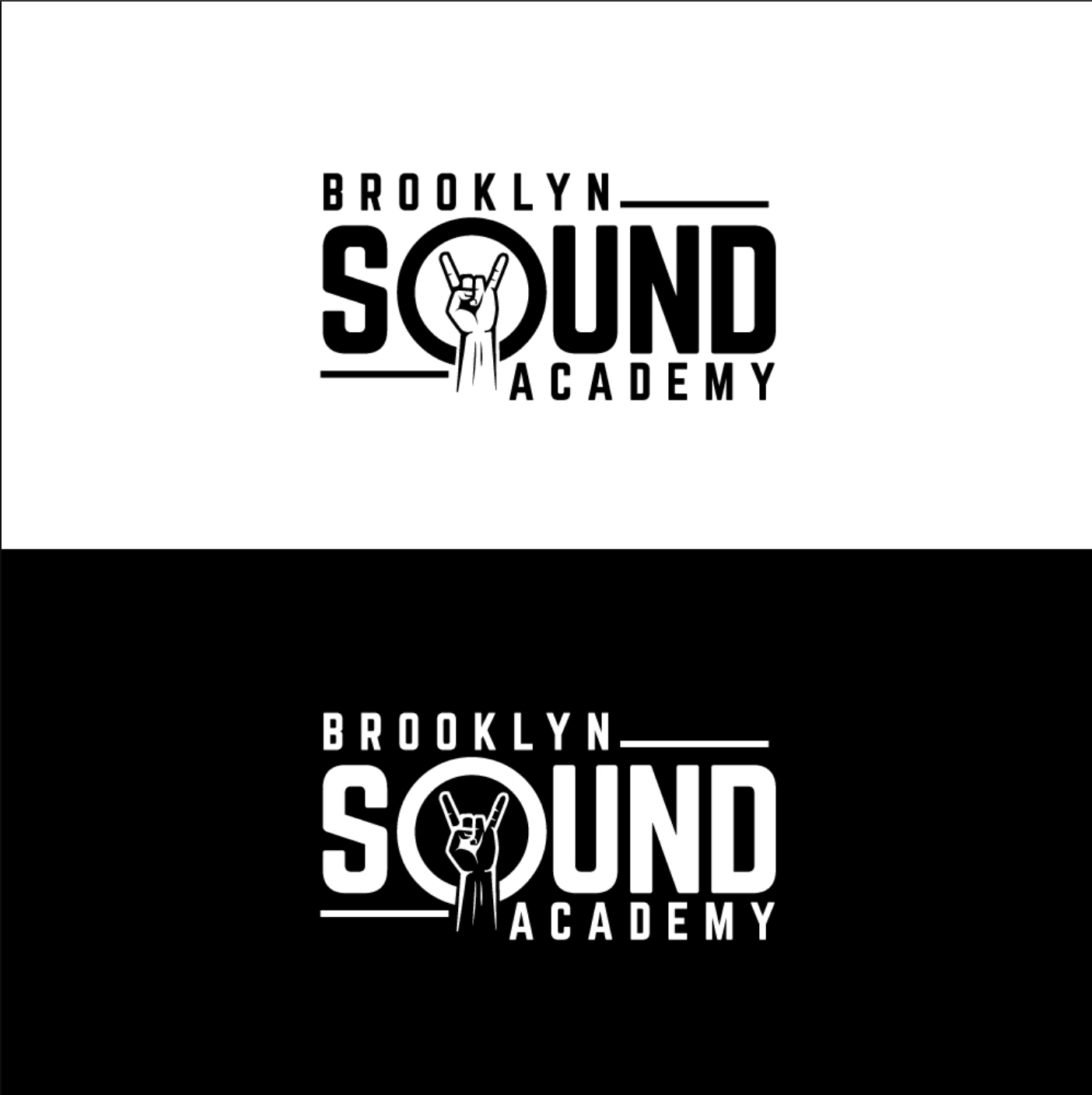 Renderforest alternatives - sample logo made by DesignCrowd designer - Brooklyn Sound Academy