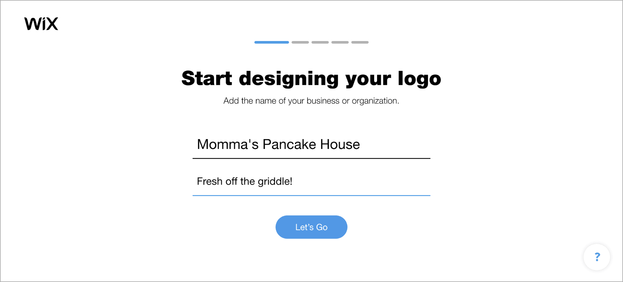 Wix Logo Maker screenshot - Start designing your logo