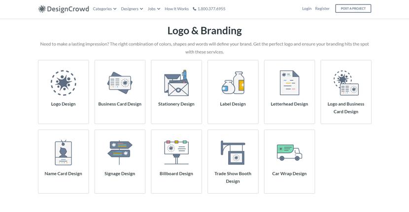 DesignCrowd screenshot - Logo & Branding