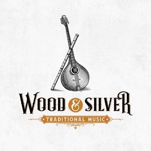 Band logo - Wood & Silver