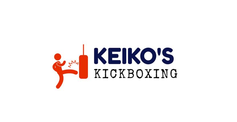 Sample fitness logo made with Wix Logo Maker - Keiko's Kickboxing