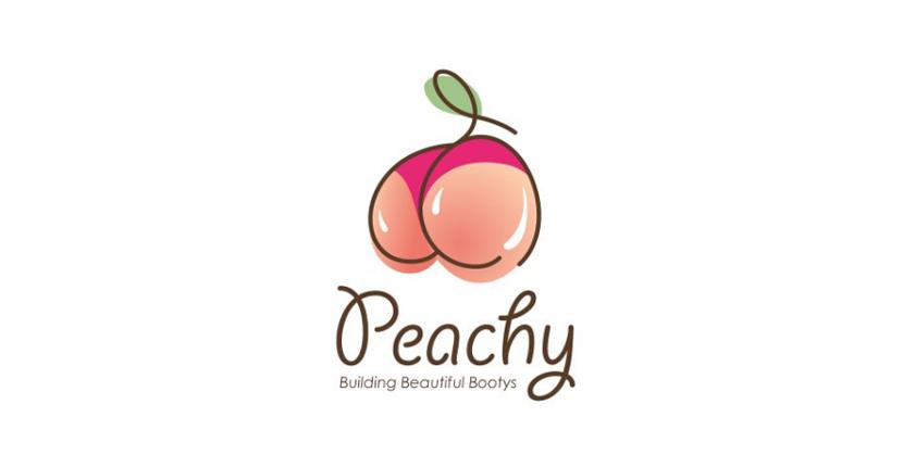 Fitness logo - Peachy