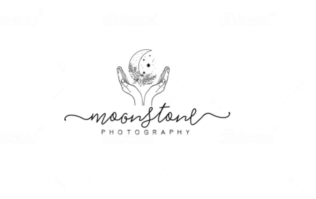 Custom logo created on Fiverr - Moonstone Photography