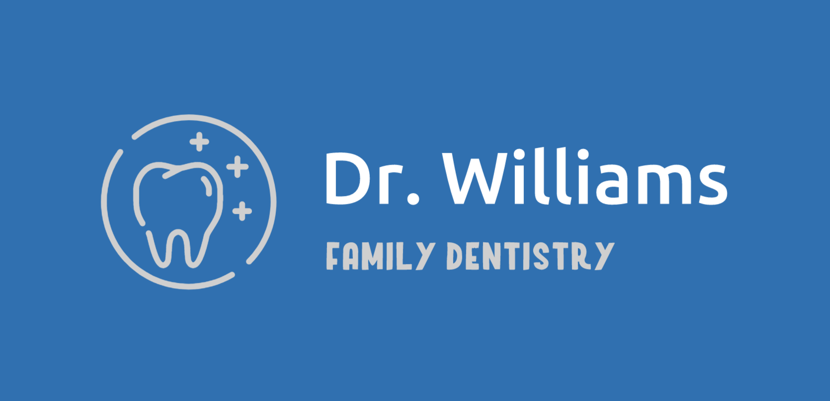 Sample logo made with Looka - Dr. Williams