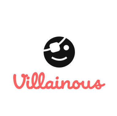 Twitch streamer logo created with Tailor Brands - Villainous