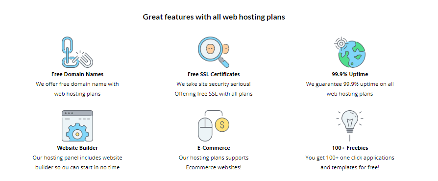 EasyHost features