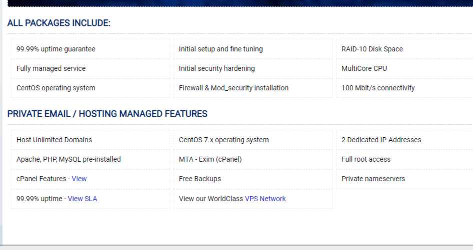 Mumbai Hosting features