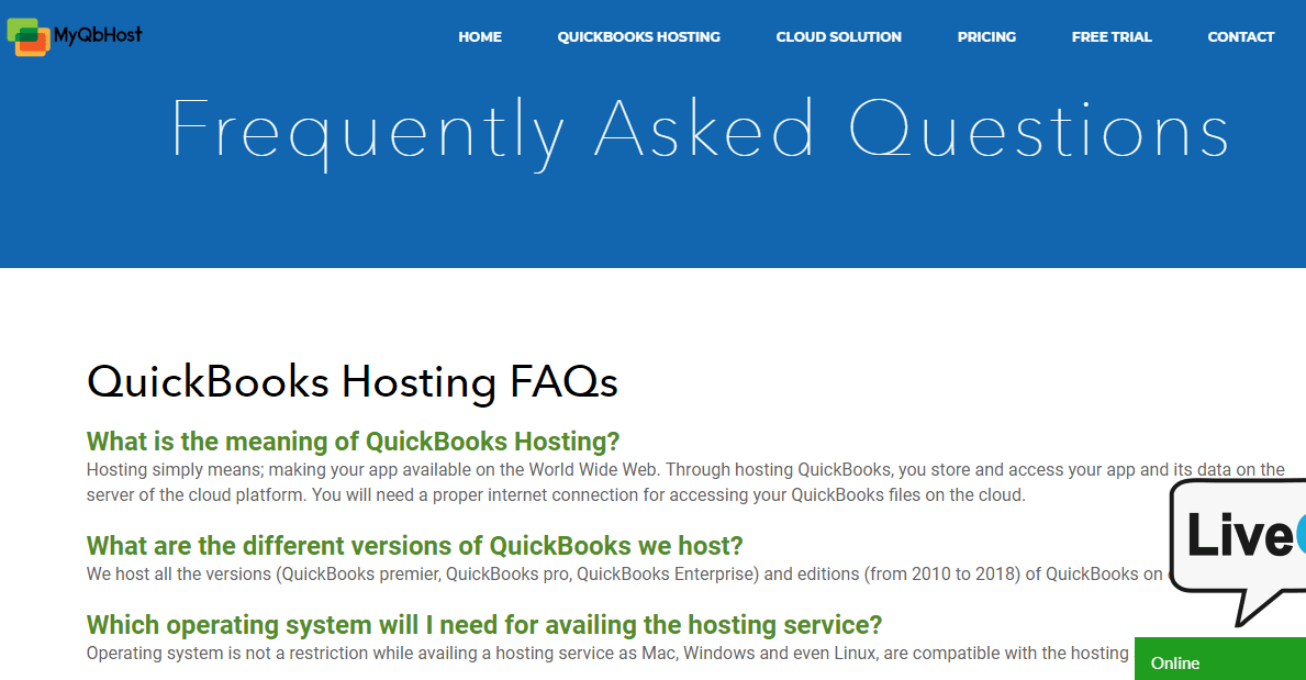 QuickBooks support