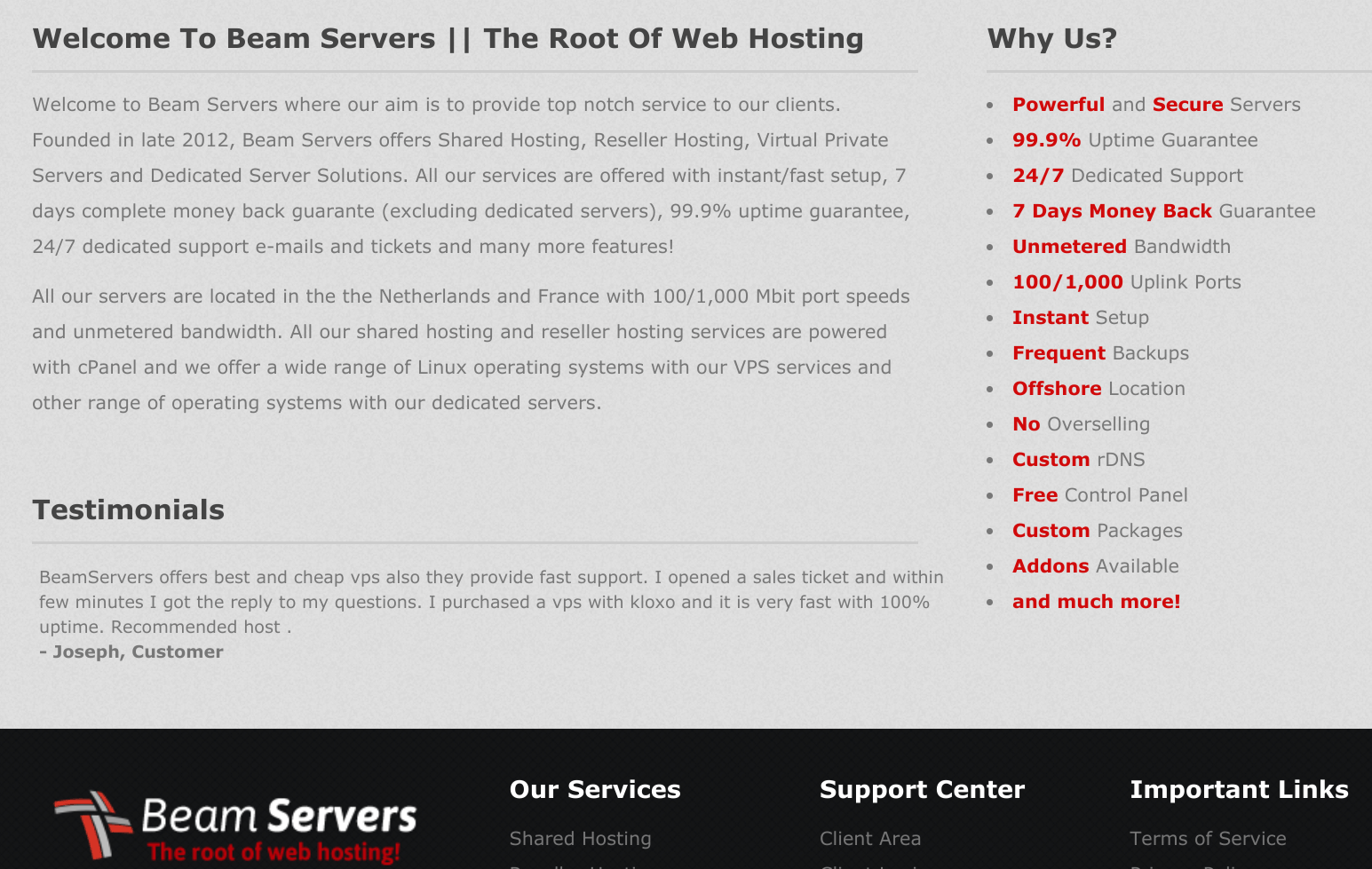 Beam Servers Review 2020 Is It Worth It Images, Photos, Reviews