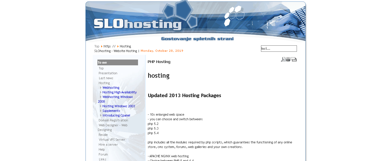 slohosting main