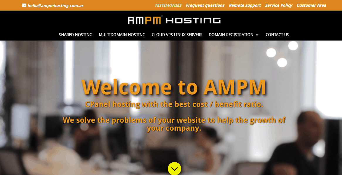 AMPM HOSTING ARGENTINA Reliable hosting for your projects