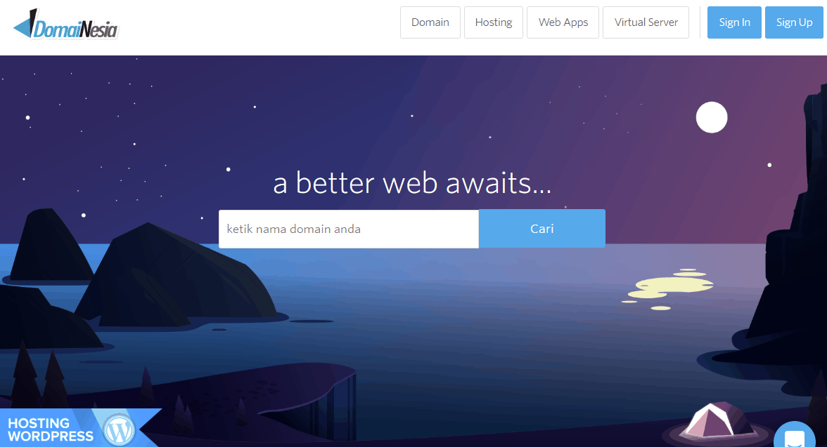 Cloud Web Hosting Indonesia Terbaik Domain Murah DomaiNesia