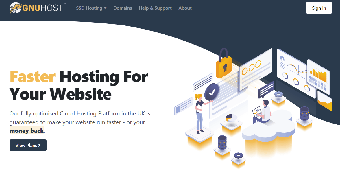 Gnu Host High Performance Website Reseller Hosting cPanel Hosting