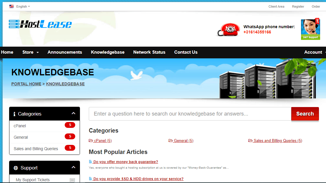 HostLease support