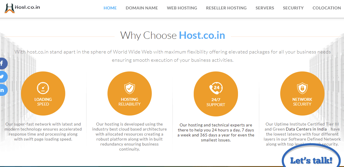 India s most reliable web hosting service at an affordable price