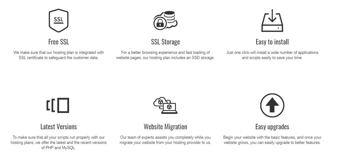 Jiwebhosting.com features