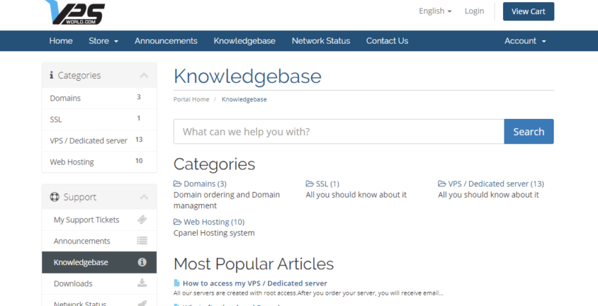 Knowledgebase VPS World 850x435
