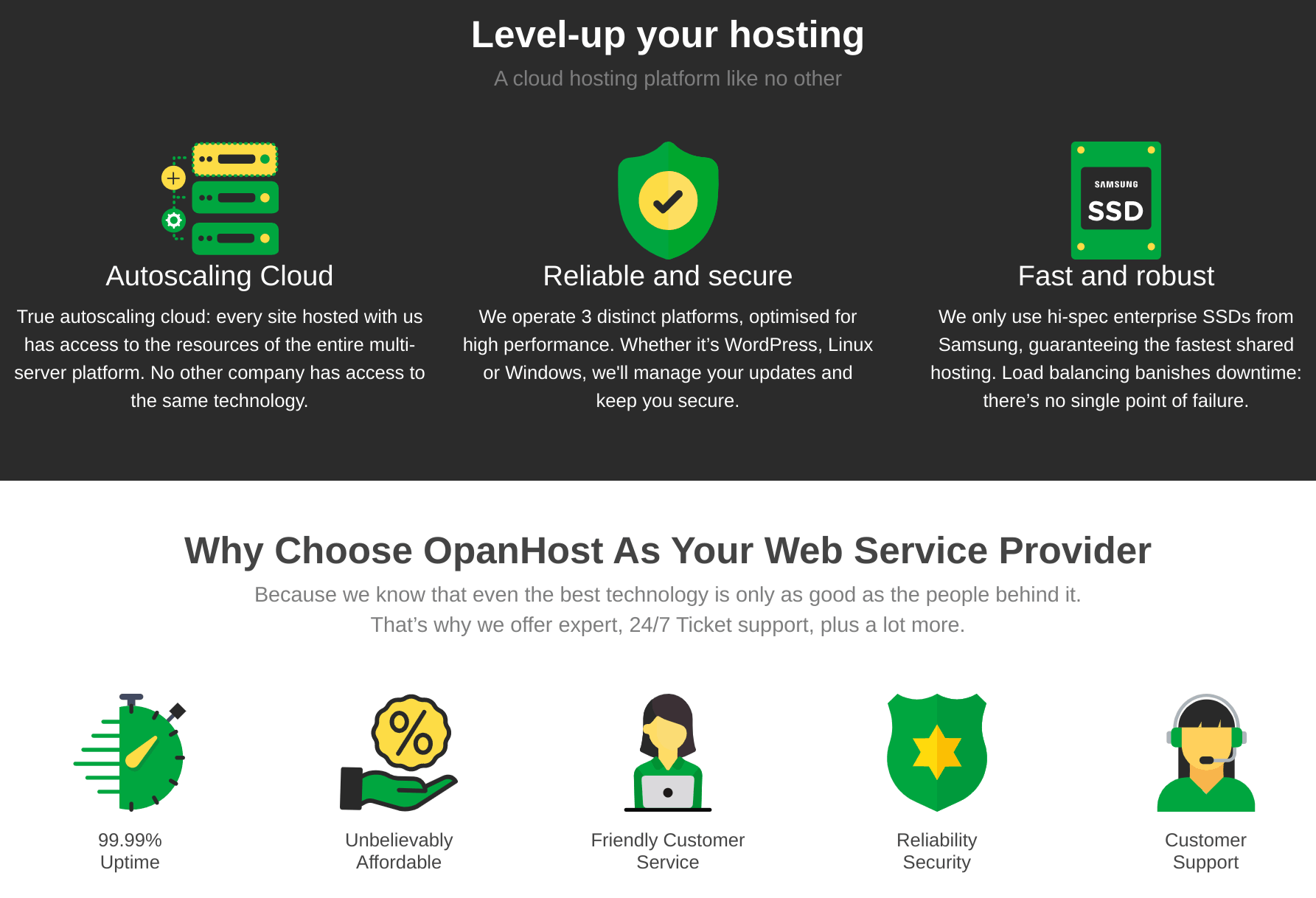 opanhost features