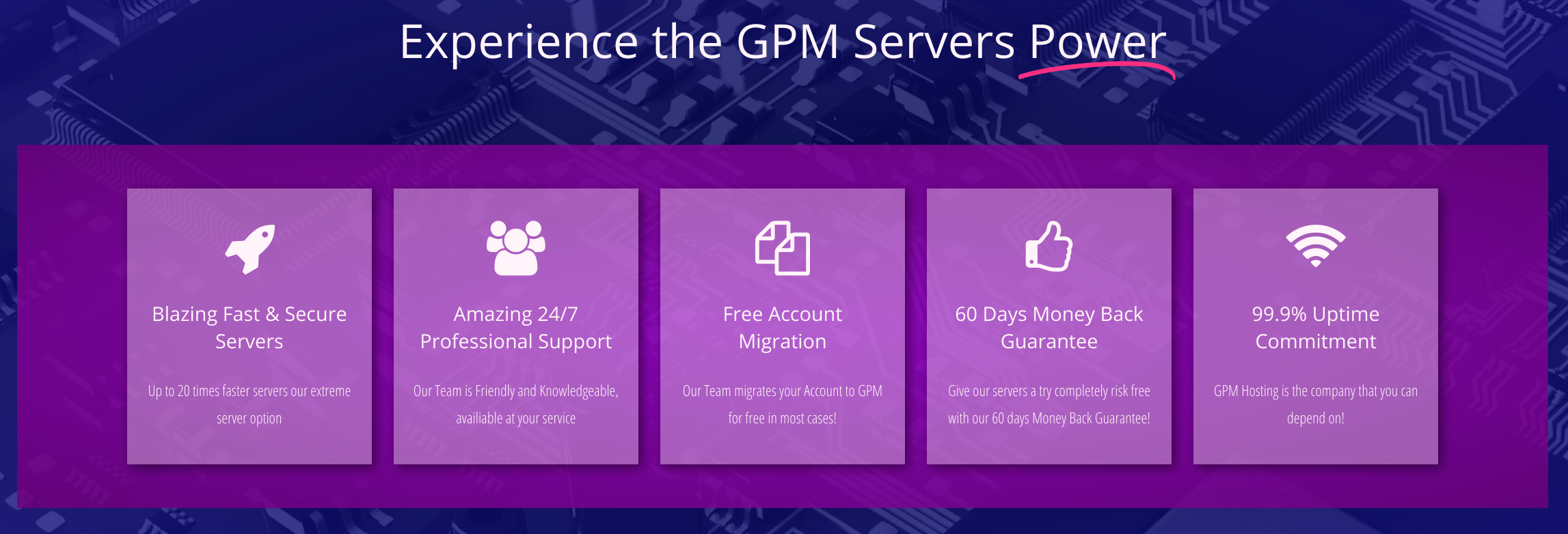 gpm features