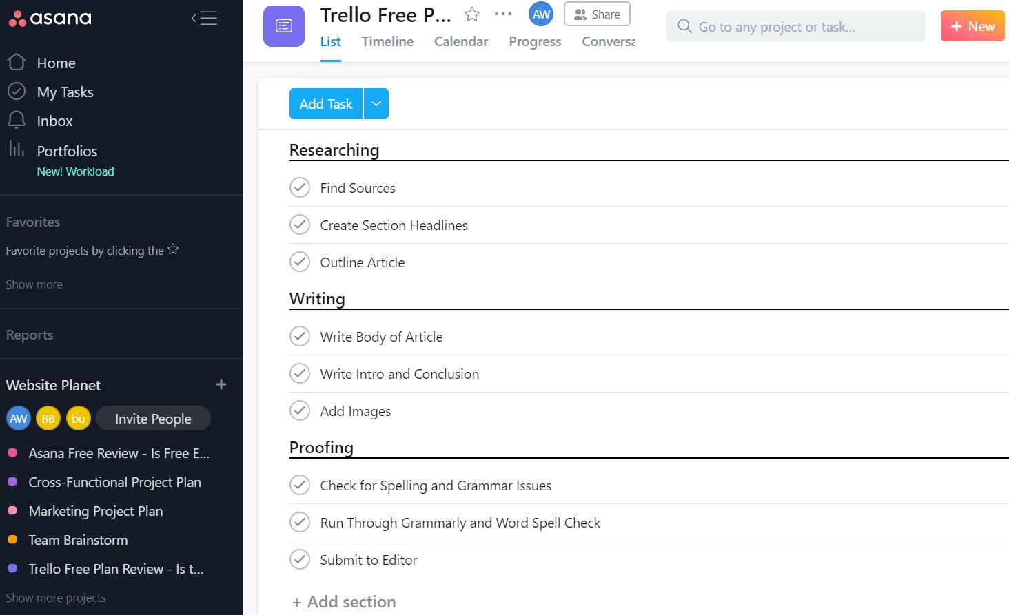 Trello vs Asana: choose the best project management software