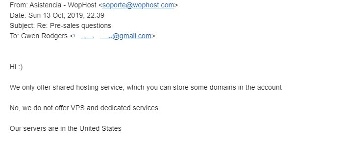 WopHost support