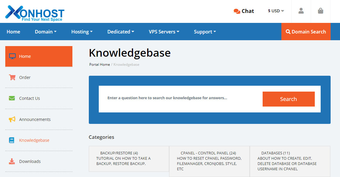 XonHost support