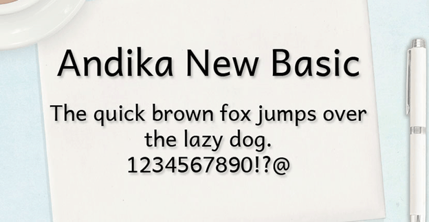 Free font - Andika