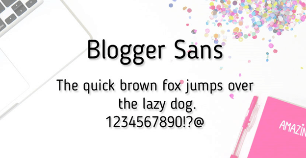 Free font - Blogger Sans