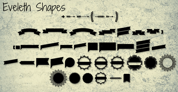 Free font - Eveleth Shapes