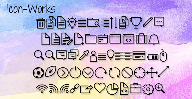Free font - Icon-Works