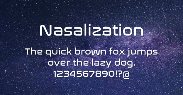 Free font - Nasalization