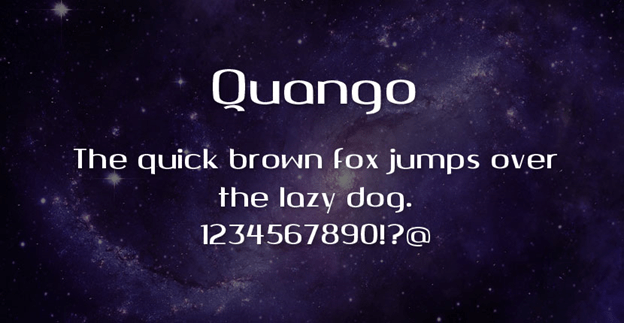 Free font - Quango