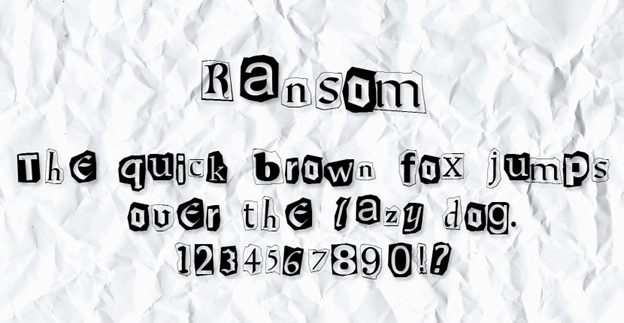 Free font - Ransom