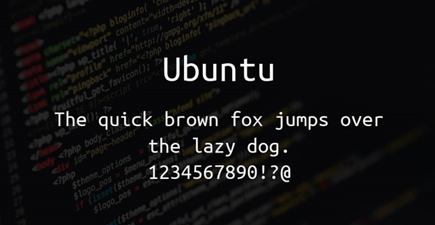 Free font - Ubuntu