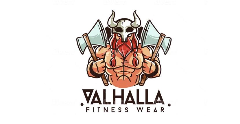 Business logo by Fiverr designer - Valhalla Fitness Wear