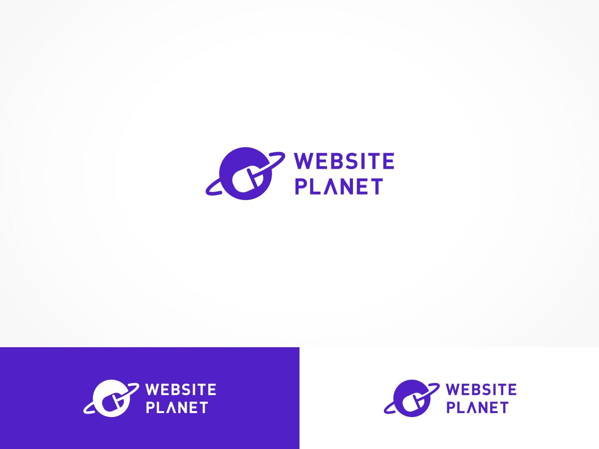Website Planet logo created by DesignCrowd designer