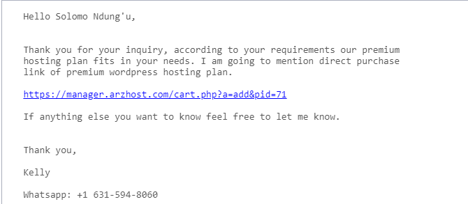 ARZHost email