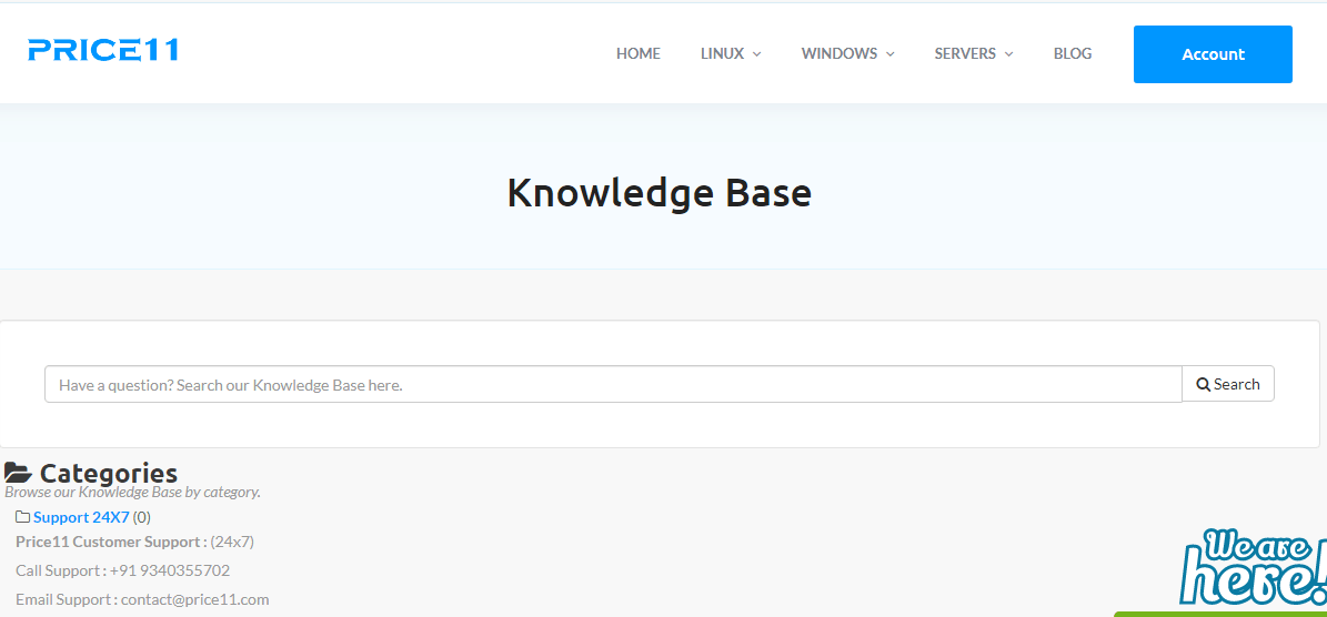 Price11 Knowledge Base
