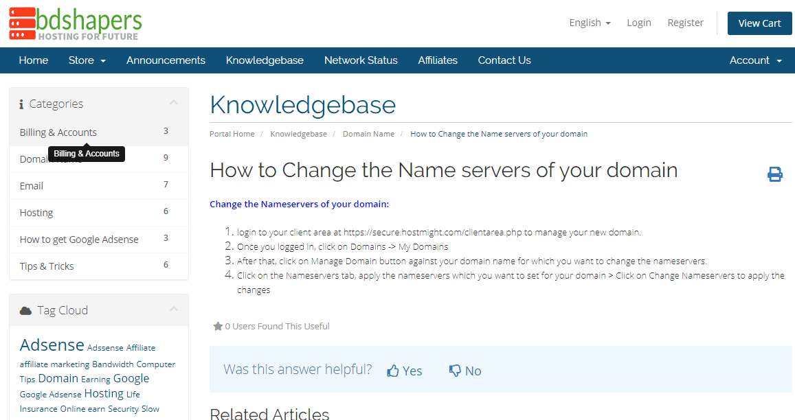 bdshapers Knowledgebase