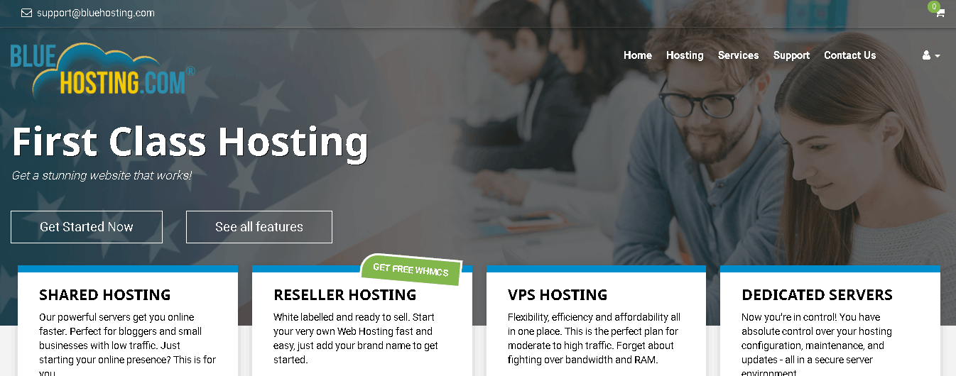 bluehosting main