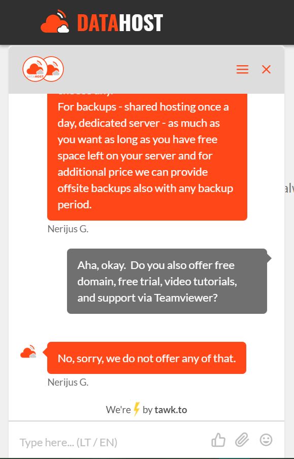 datahost chat 4