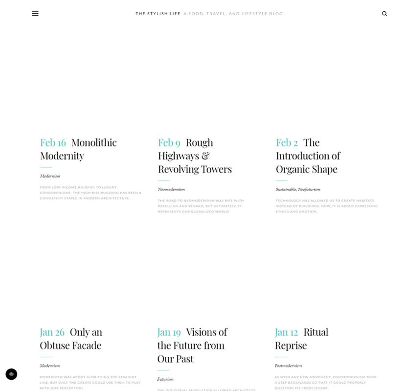 Squarespace Foundry blog template