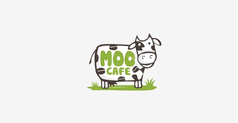 Animal logo - Moo Cafe