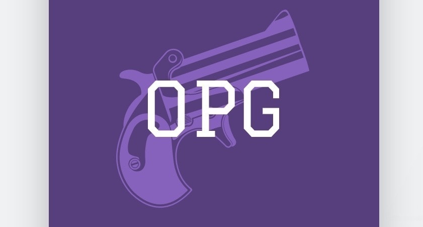 Discord logon created with Wix Logo Maker - OPG in purple