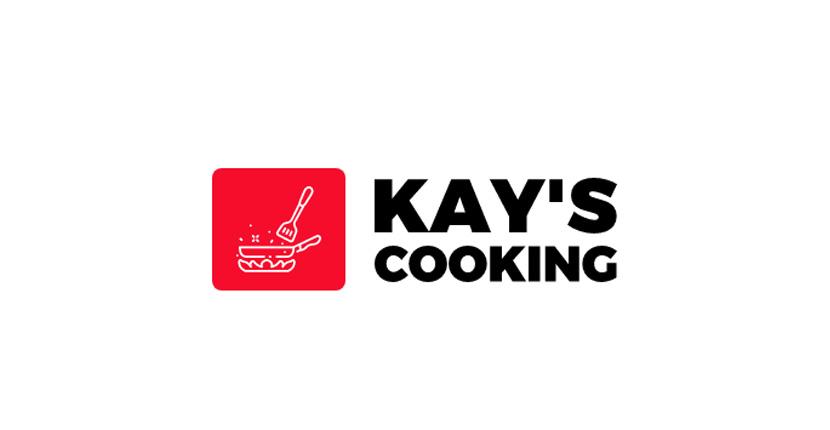 Food logo created with Looka - Kay's Cooking