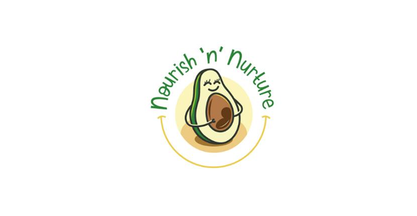 Food logo - Nourish 'n' Nurture