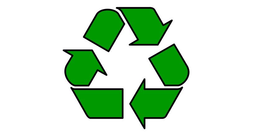 Geometric logo - Universal recycling symbol