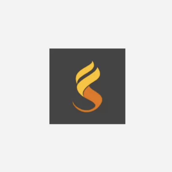 Nature logo - flame