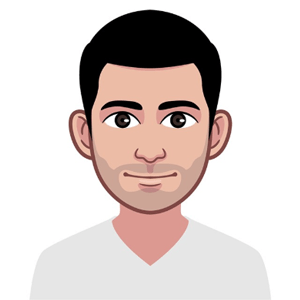 Avatar design - guy in gray shirt