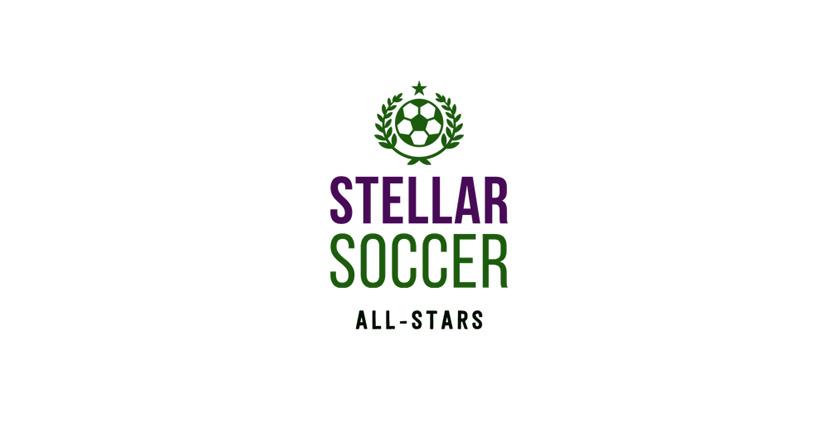 Soccer logo created with Tailor Brands - Stellar Soccer